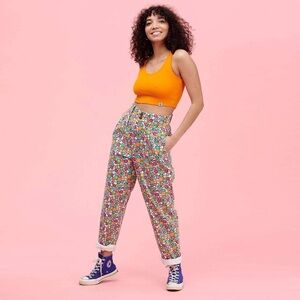 Lucy & Yak Multicolor Floral Women's Jeans